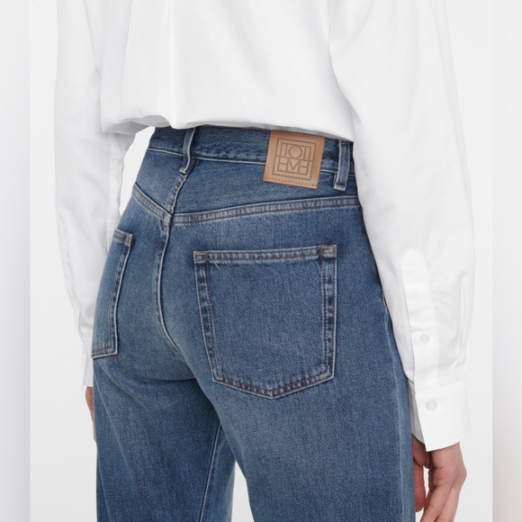 NEW: Toteme Twisted Seam Denim Jean - Size 28 - Picture 3 of 12